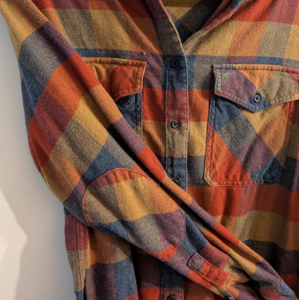 Pendleton Women's Cotton Elbow-Patch Plaid Flanne… - image 3